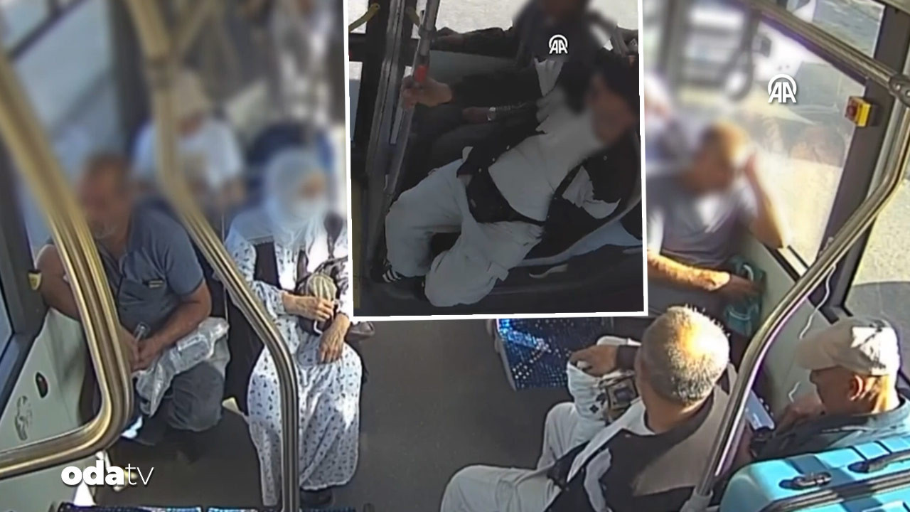 Otobüste şok: Kalabalığa aldırış etmedi… Yankesici anbean kameraya yakalandı