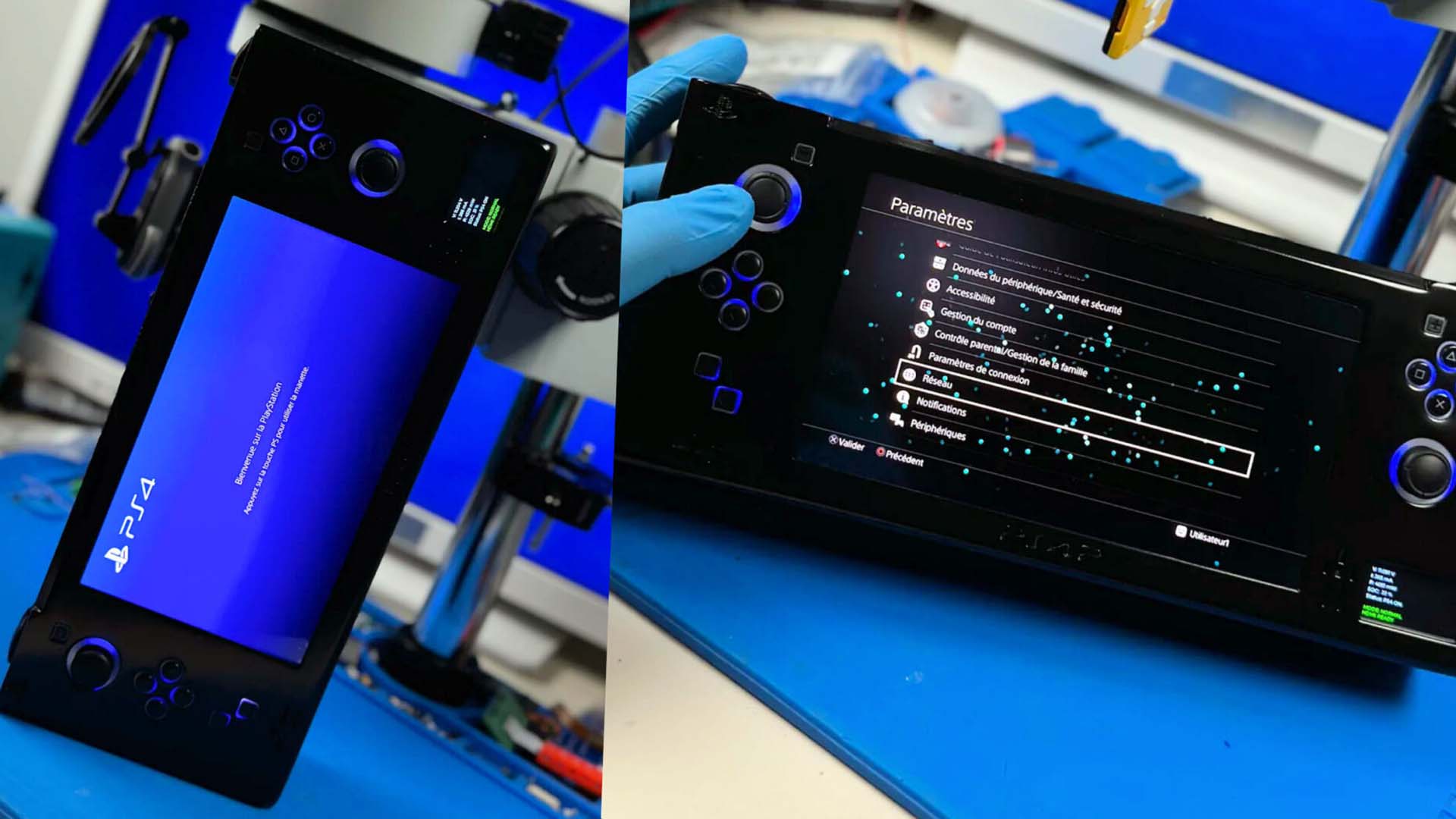 PlayStation 4 Slim, işlevsel bir el konsolu haline getirildi