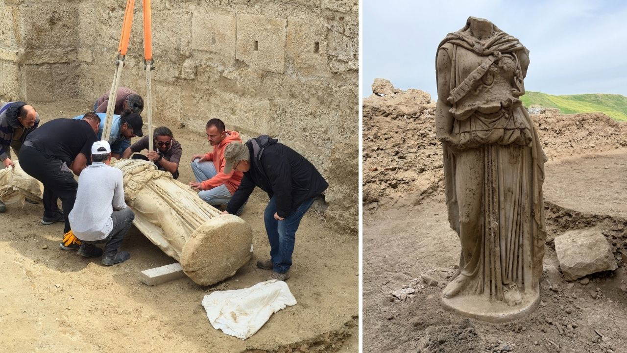 Laodikeia Antik Kenti’nde 2.000 Yıllık Athena Heykeli Keşfi